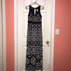 White House Black Market Long Dress